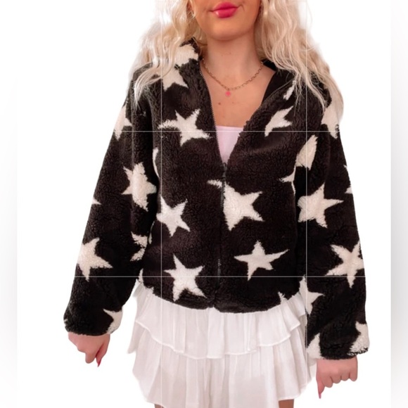 COSMIC LOVE SHERPA HOODIE - Picture 2 of 4